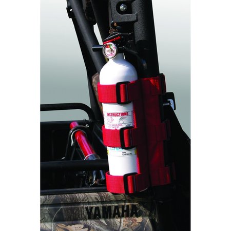 RUGGED RIDGE UTV FIRE EXTINGUISHER HOLDER RED 63305.2